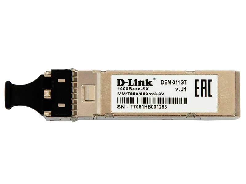 Conn D-LINK DEM-311GT TRANSCEIVER MINI-GBIC F/O 1PORTA 1000 SX CONN LC 